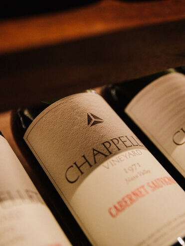 Chappellet cabernet sauvignon 1971 bottles