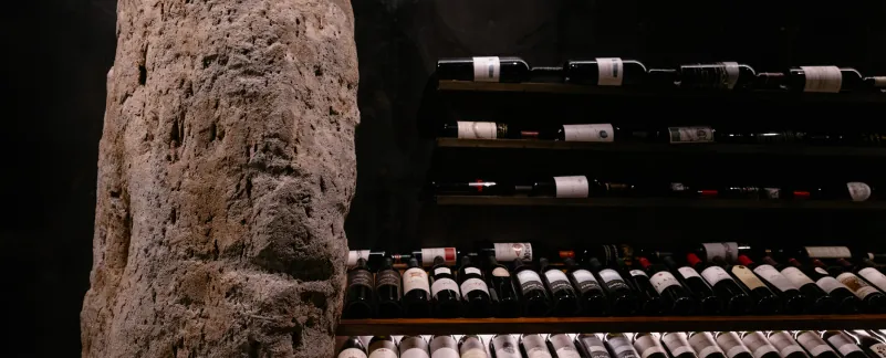 stacked bottles of chappellet wine