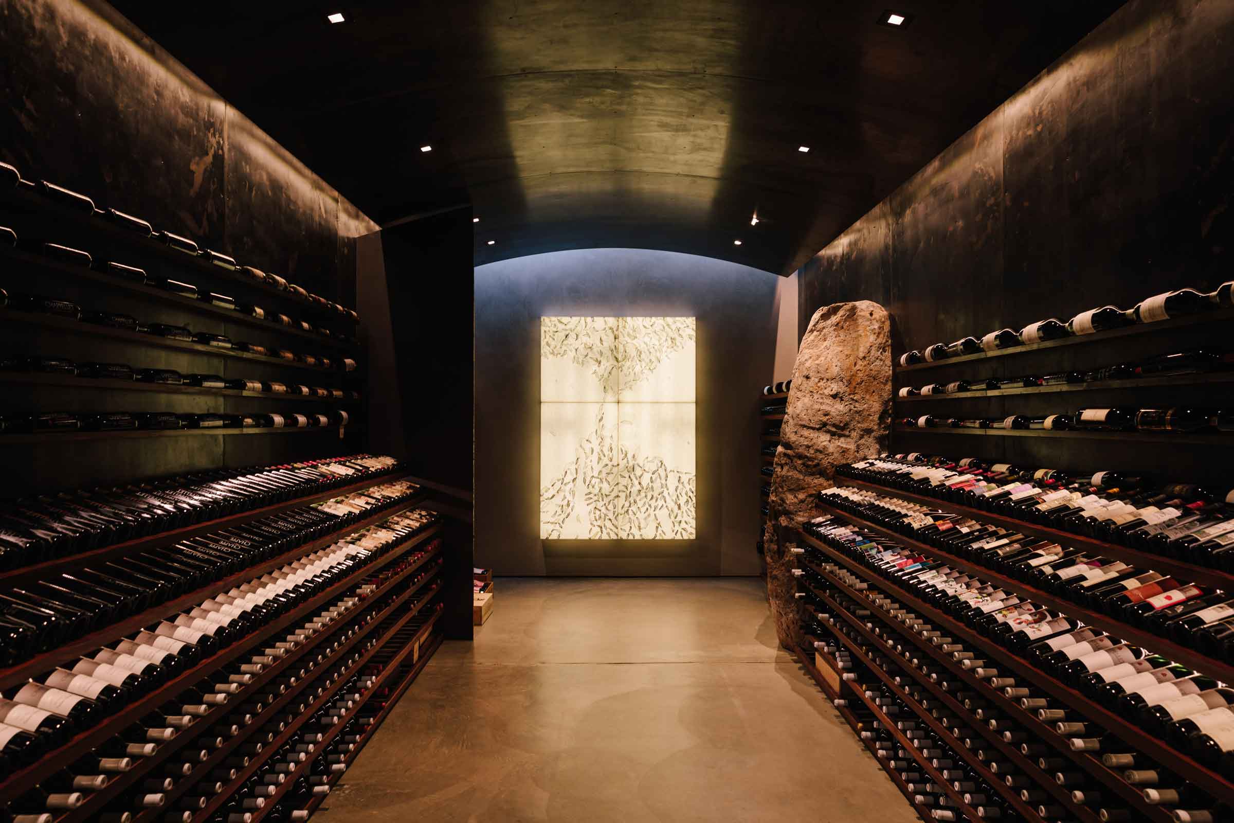 Chappellet's personal Wine Cellar